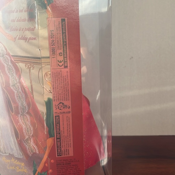1997 Holiday Barbie Special Edition 10th Anniversary NIB Mint - Picture 6 of 7